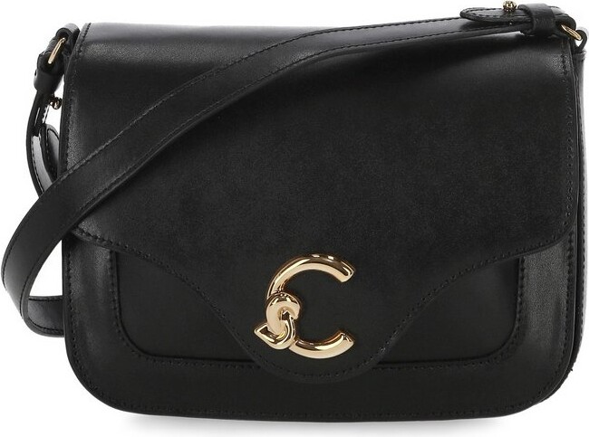 Coccinelle C-Me Logo Plaque Shoulder Bag