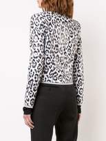 Thumbnail for your product : Rachel Zoe leopard print cropped jacket