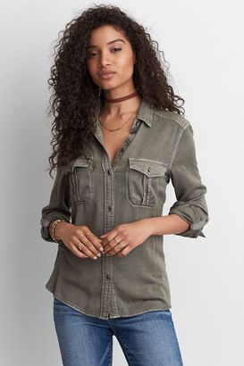 American Eagle Outfitters AE Woven Utility Shirt