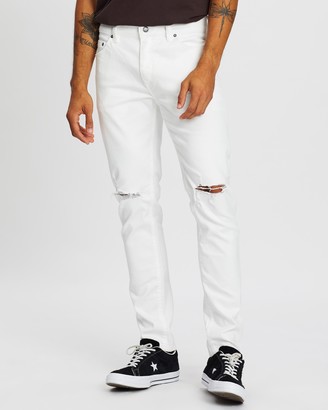 ROLLA'S Men's White Slim - Stinger Jeans - Men's - Size W31/L32 at The Iconic