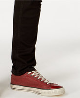 Thumbnail for your product : INC International Concepts Men's Slim Fit Ripped Black Wash Faux Leather Trim Jeans, Only at Macy's
