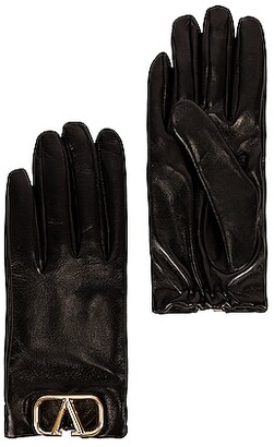 Valentino Garavani VLogo Signature Gloves in Black