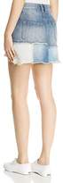 Thumbnail for your product : True Religion Layered Denim Mini Skirt in Triple Salute