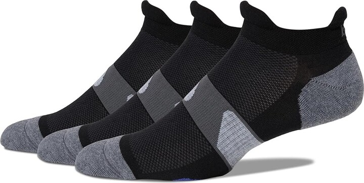 Balega Ultraglide No Show Tab Athletic Shoes Black : LG (US Men's Shoe 9.5-11.5 - Women's Shoe 11-13), Nylon/Polyester