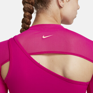 Nike Pro Women's Long-Sleeve Cropped Top.