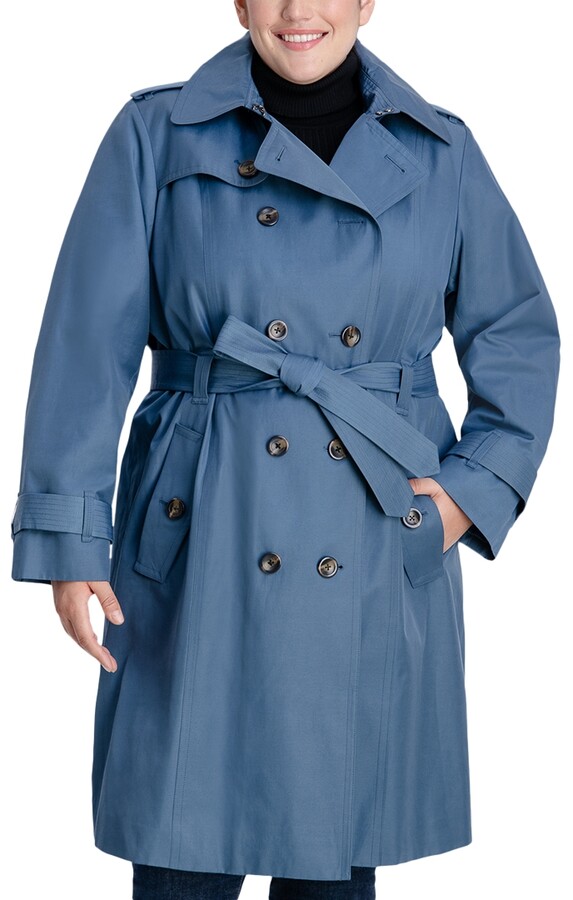 London Fog Blue Women's Coats | Shop the world's largest collection of  fashion | ShopStyle
