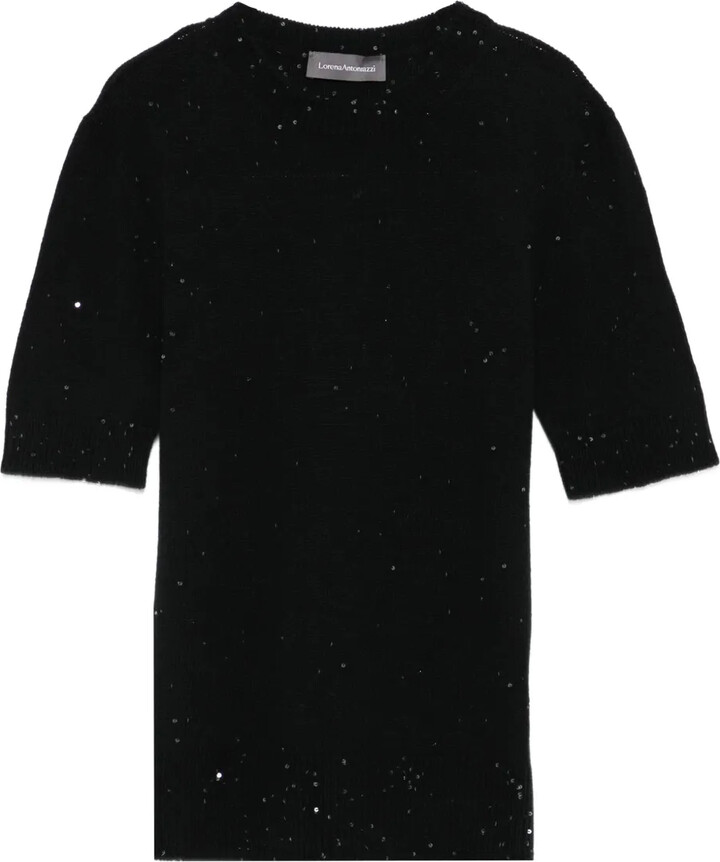 Lorena Antoniazzi Sequin-Embellished Sweater