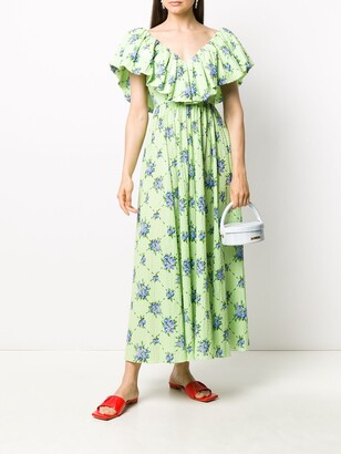 Emilia Wickstead Jarvis floral print maxi dress