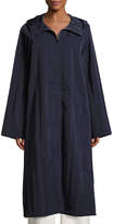 Thumbnail for your product : The Row Haylen Textural Nylon Coat, Navy