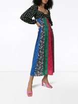 Thumbnail for your product : Rixo Ivy Contrast Print Midi Dress