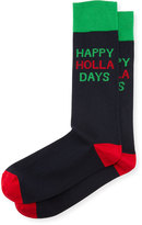 Thumbnail for your product : Neiman Marcus Happy Holla Days Socks