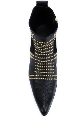 Anine Bing Charlie stud-embellished leather boots