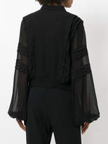 Thumbnail for your product : Capucci long-sleeve sheer blouse