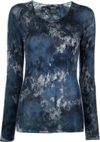 Thumbnail for your product : Avant Toi Abstract-Print Crew-Neck Jumper
