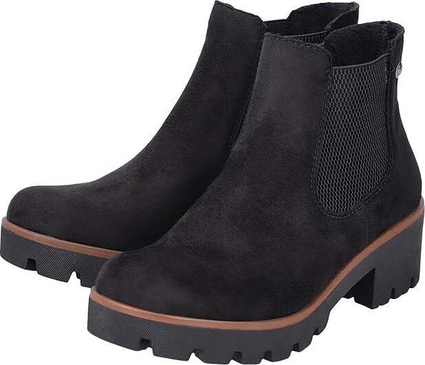 Rieker Amalia 65 Women's Boots Black/Black : EU 38 (US Women's 7-7.5) M, Synthetic