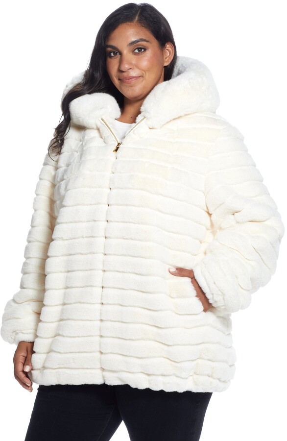 gallery faux fur jacket