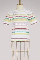 Thumbnail for your product : Thom Browne Striped knit top