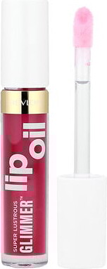 Revlon Revlon, Super Lustrous Glimmer™, Lip Oil, 004 Gone Rose, 0.13 fl oz (3.8 ml)