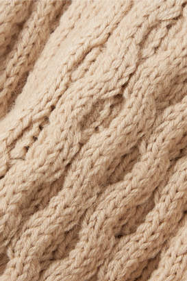 Eleven Paris SIX - Mila Cable-knit Sweater - Beige