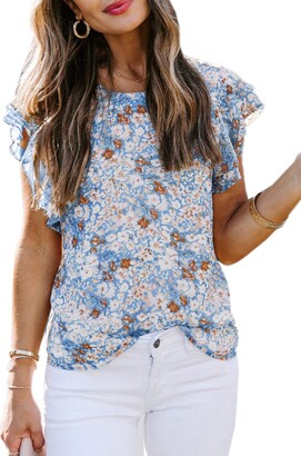 cute short sleeve blouses
