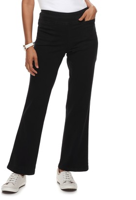 croft and barrow classic pull on jeans