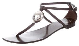 Giuseppe Zanotti Leather Ankle-Strap Sandals