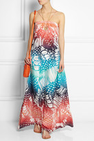 Thumbnail for your product : Diane von Furstenberg Annie printed washed-silk maxi dress