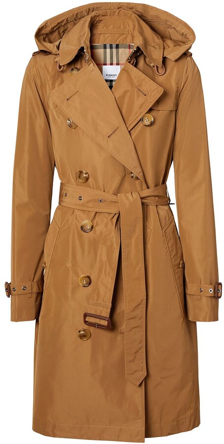 trench coat with detachable liner & hood