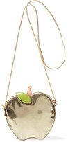 Thumbnail for your product : RED Valentino Metallic Leather Shoulder Bag