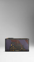 Thumbnail for your product : Burberry Milan City Motif Continental Wallet