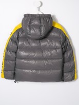Thumbnail for your product : John Richmond Junior Side-Stripe Padded Jacket