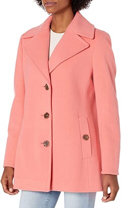 single button peacoat