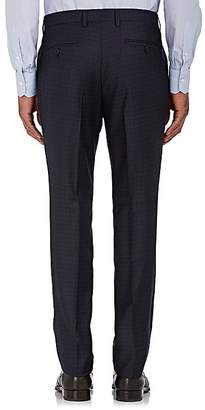 Barneys New York MEN'S NEAT WOOL TWO-BUTTON SUIT