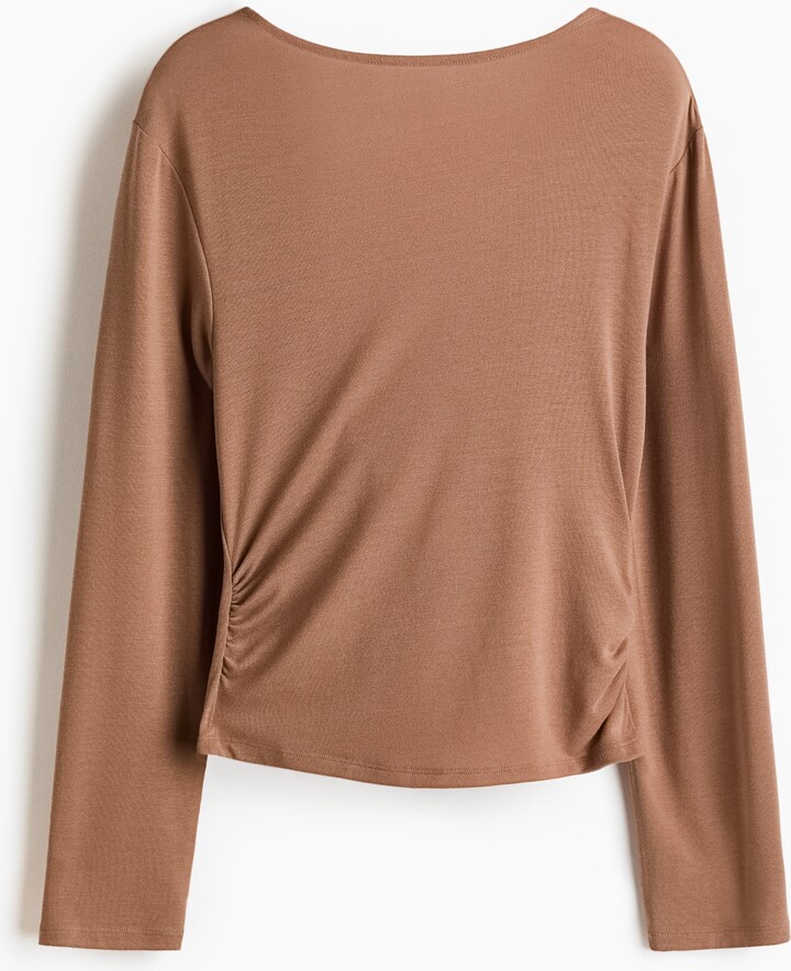 H&M Cowl-Back Jersey Top