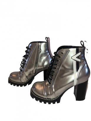Louis Vuitton Silver Women's Boots 