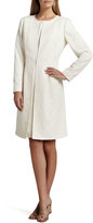 Thumbnail for your product : Albert Nipon Jacquard Coat over Satin Sheath Dress