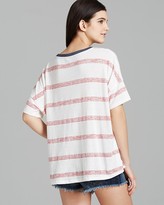 Thumbnail for your product : Alternative Apparel ALTERNATIVE Tee - United States Stripe Perfect Boxy