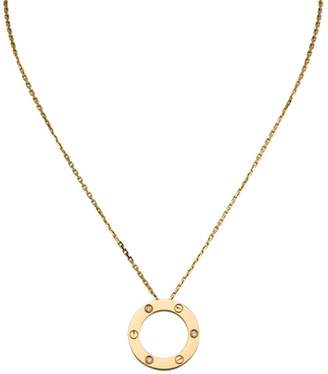 Cartier Yellow Gold Love Diamond Necklace