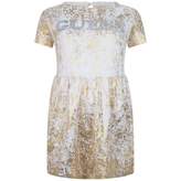 Thumbnail for your product : GUESS GuessGirls White & Gold Dress
