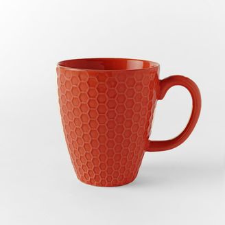 west elm Textured Mugs - Red