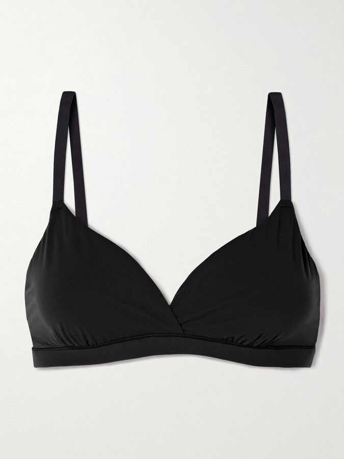 SKIMS Fits Everybody Crossover Bralette - Onyx