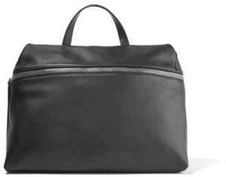Kara Satchel Textured-leather Shoulder Bag - Black
