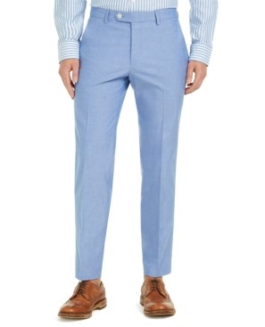 tommy hilfiger blue suit pants