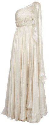 Maria Lucia Hohan One-Shoulder Silk Ora Gown