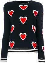 Thumbnail for your product : Parker cashmere all over heart burst sweater