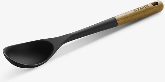 Staub Branded Silicone and Wood Serving Spoon 31cm