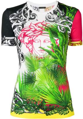 Versace palm print Medusa T-shirt