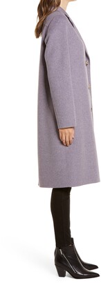 Sam Edelman Double Breasted Wool Blend Coat
