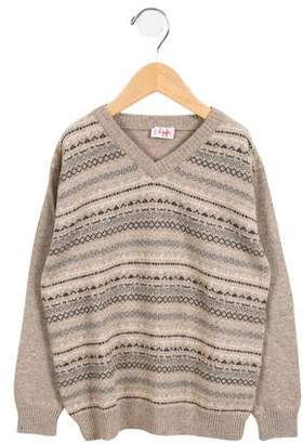 Il Gufo Boys' Wool-Blend Fair Isle Sweater