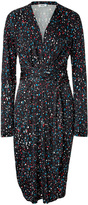 Thumbnail for your product : Issa Draped Printed Jersey Dress Gr. 36
